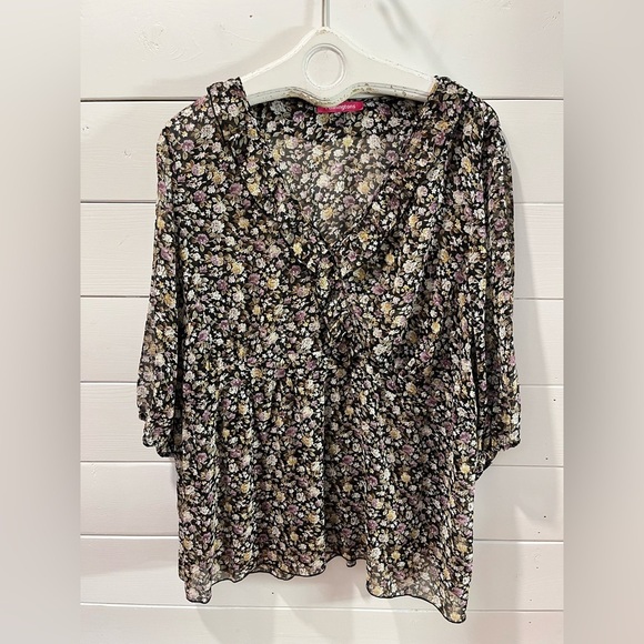 💚 PENNINGTONS – Floral Lightweight size 2X - Picture 1 of 12